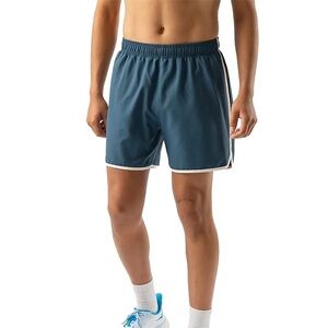 Running Rabbit Go For It 5” Men’s Shorts size Medium Blue Wing Teal Activewear